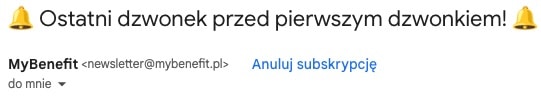 Przykład skutecznego Call to Action w kampanii mailingowej